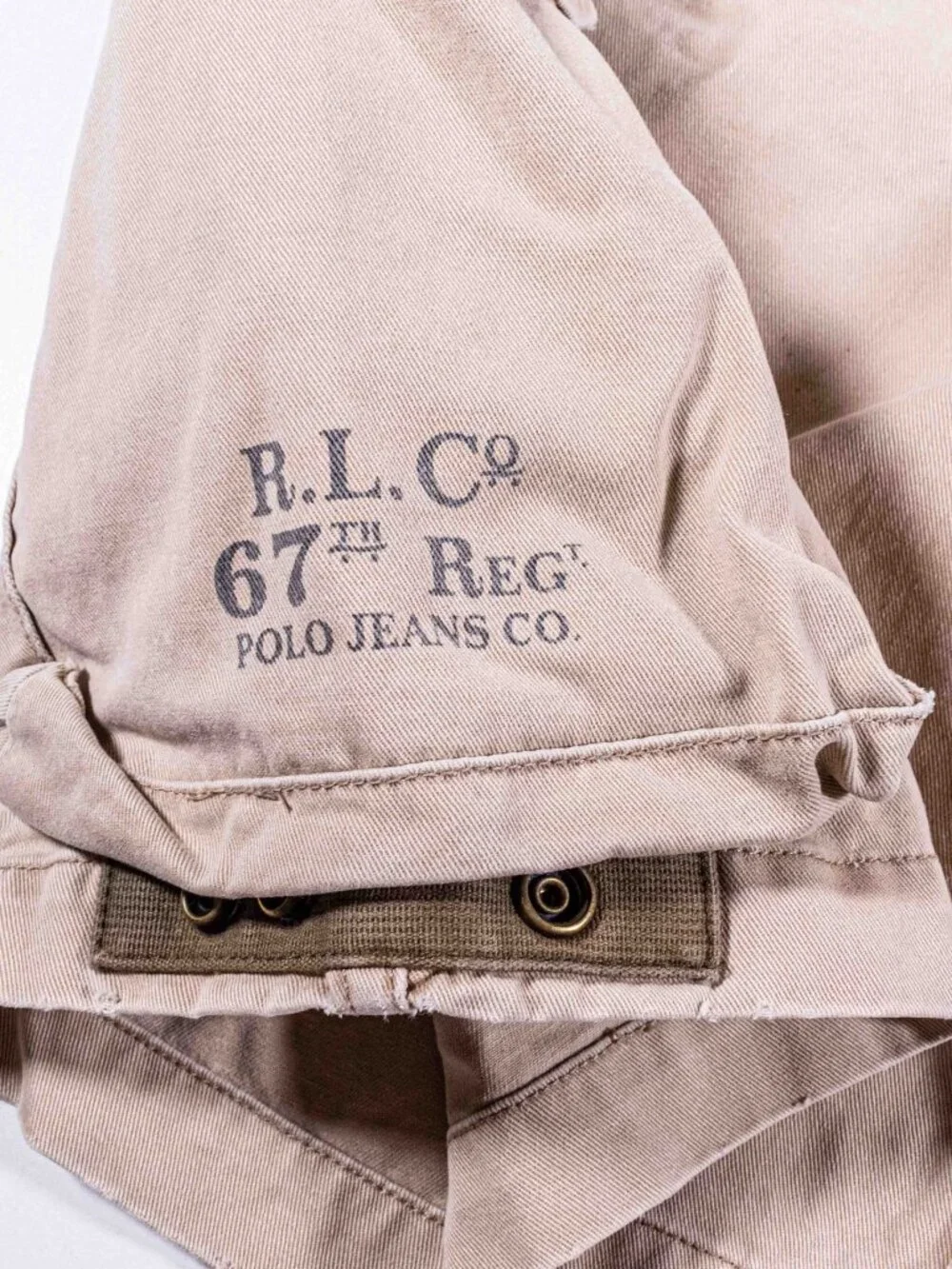 Vintage Polo Jeans Co Ralph Lauren Military Cargo Shorts Mens 33 Y2K Utility